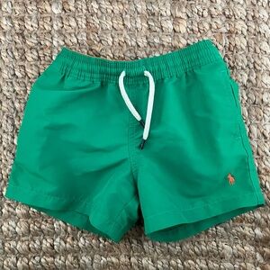 Polo by Ralph Lauren Kids' Green Swim Trunks